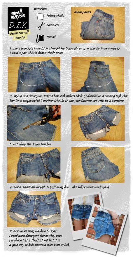 Diy Jean Shorts From Pants