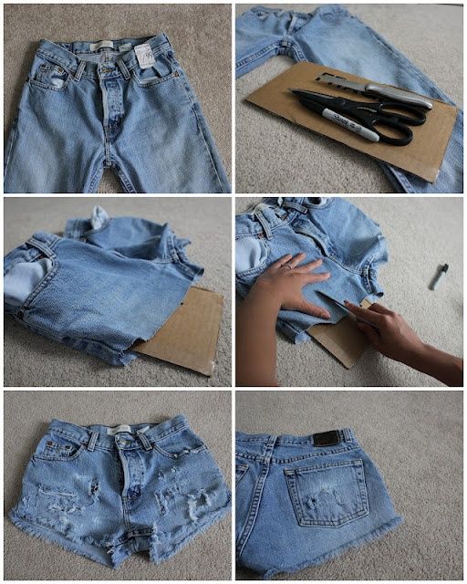 Diy Jean Shorts Ideas
