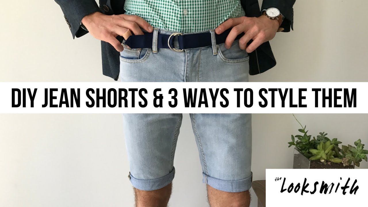 Diy Jean Shorts Mens