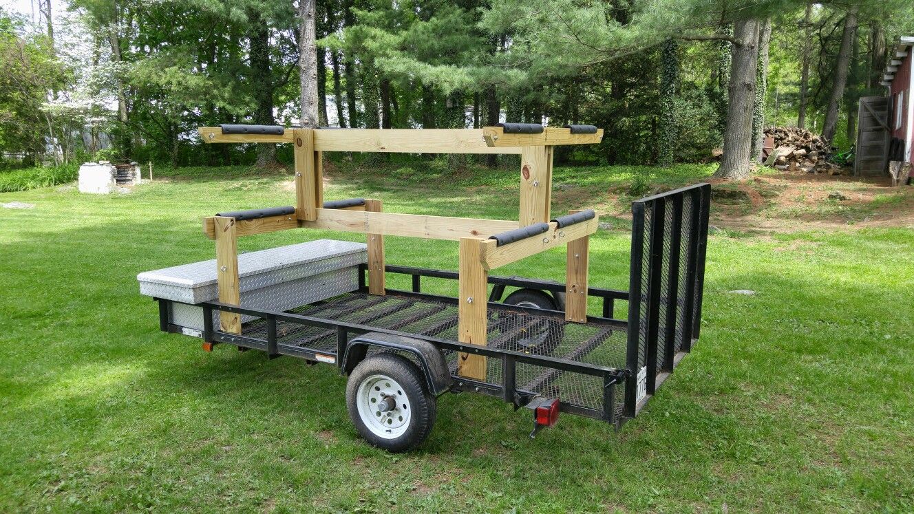 Diy Kayak Trailer Rack