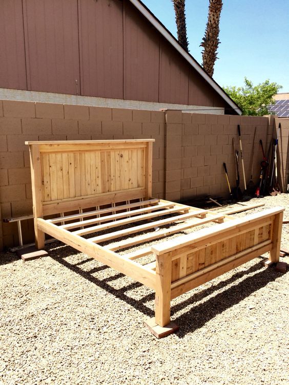 Diy King Bed Frame Plans