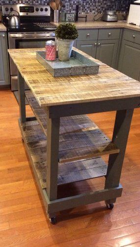 Diy Kitchen Island Pallet