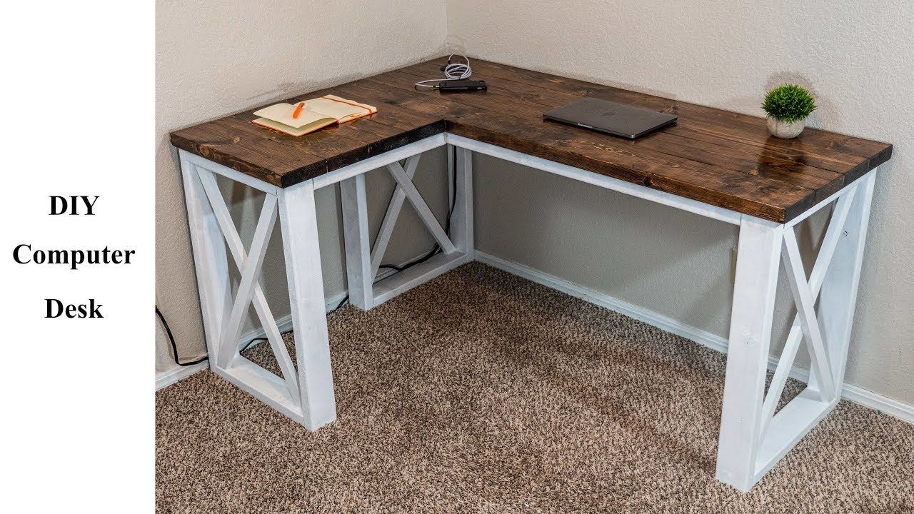 Diy L Shaped Computer Desk Plans