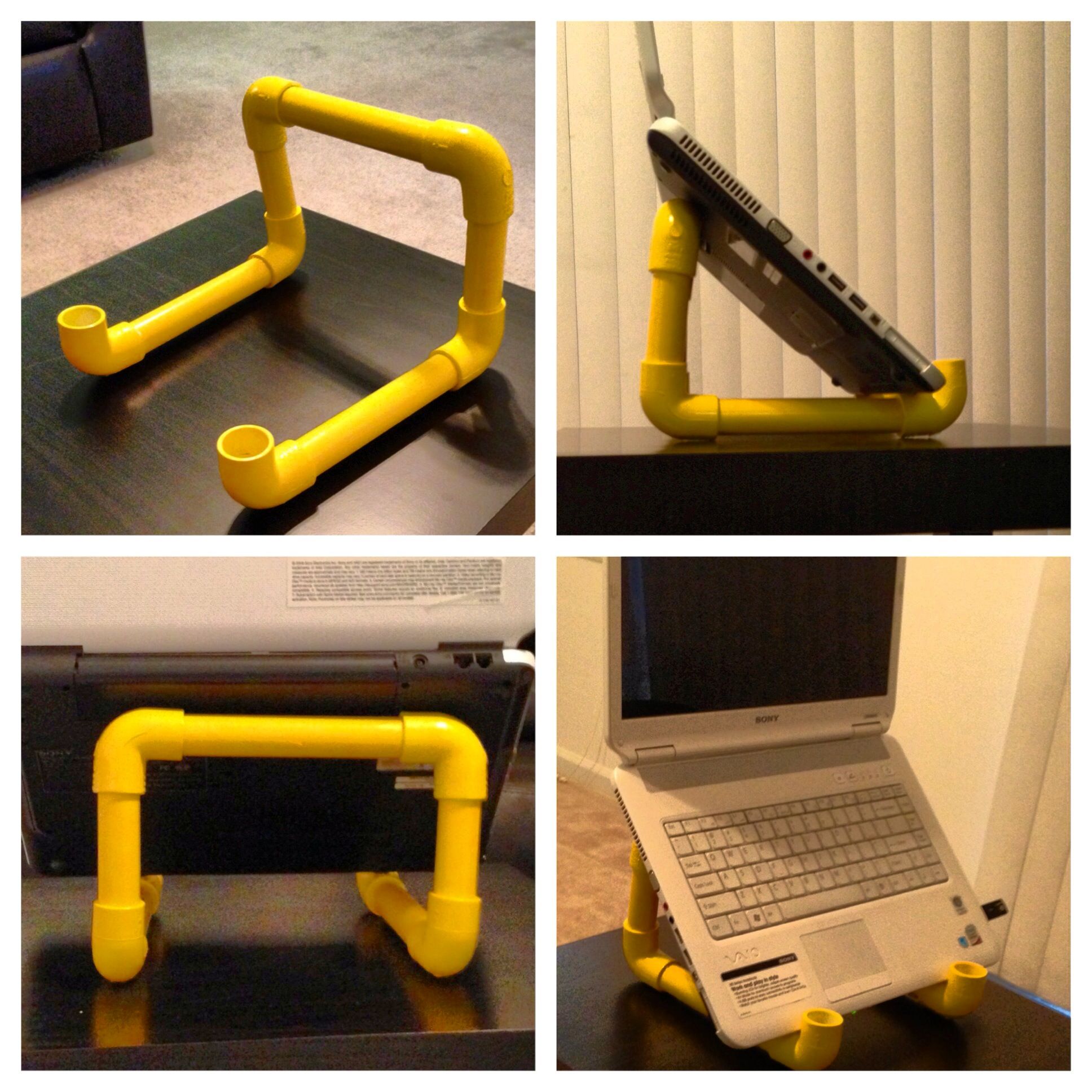 Diy Laptop Stand Pvc