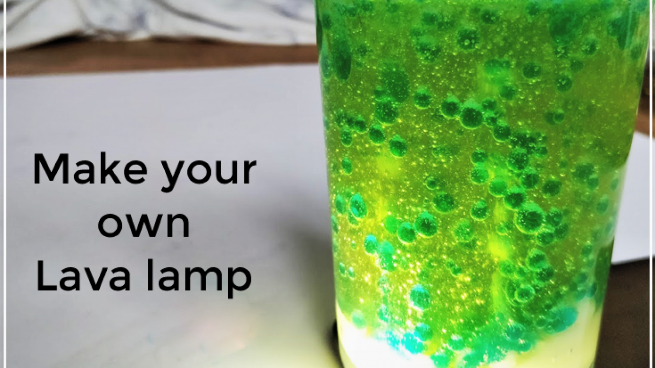 Diy Lava Lamp No Alka Seltzer