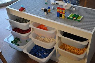 Diy Lego Table Trofast