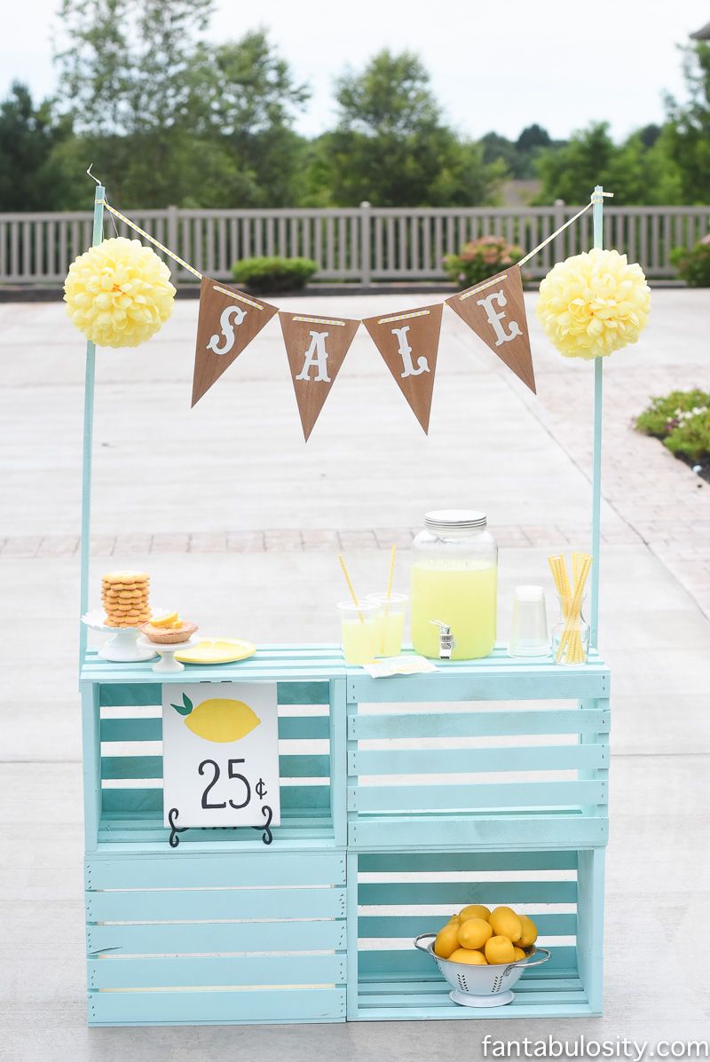 Diy Lemonade Stand For Kids