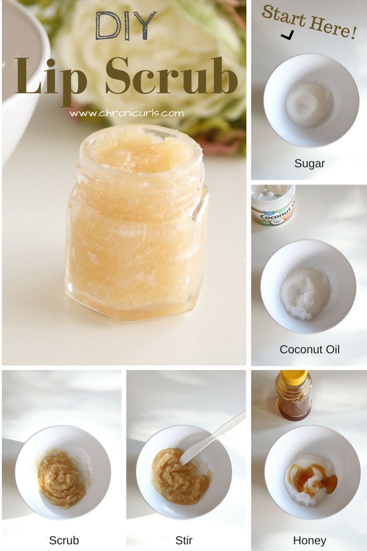 Diy Lip Scrub With Coconut Oil And Sugar