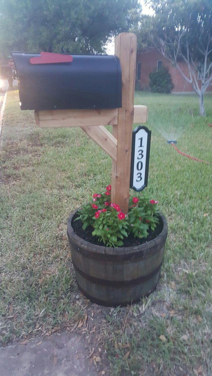 Diy Mailbox Planter Ideas