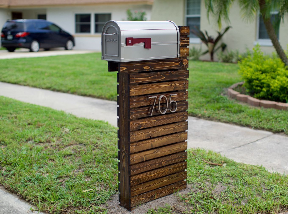 Diy Mailbox Post Cover