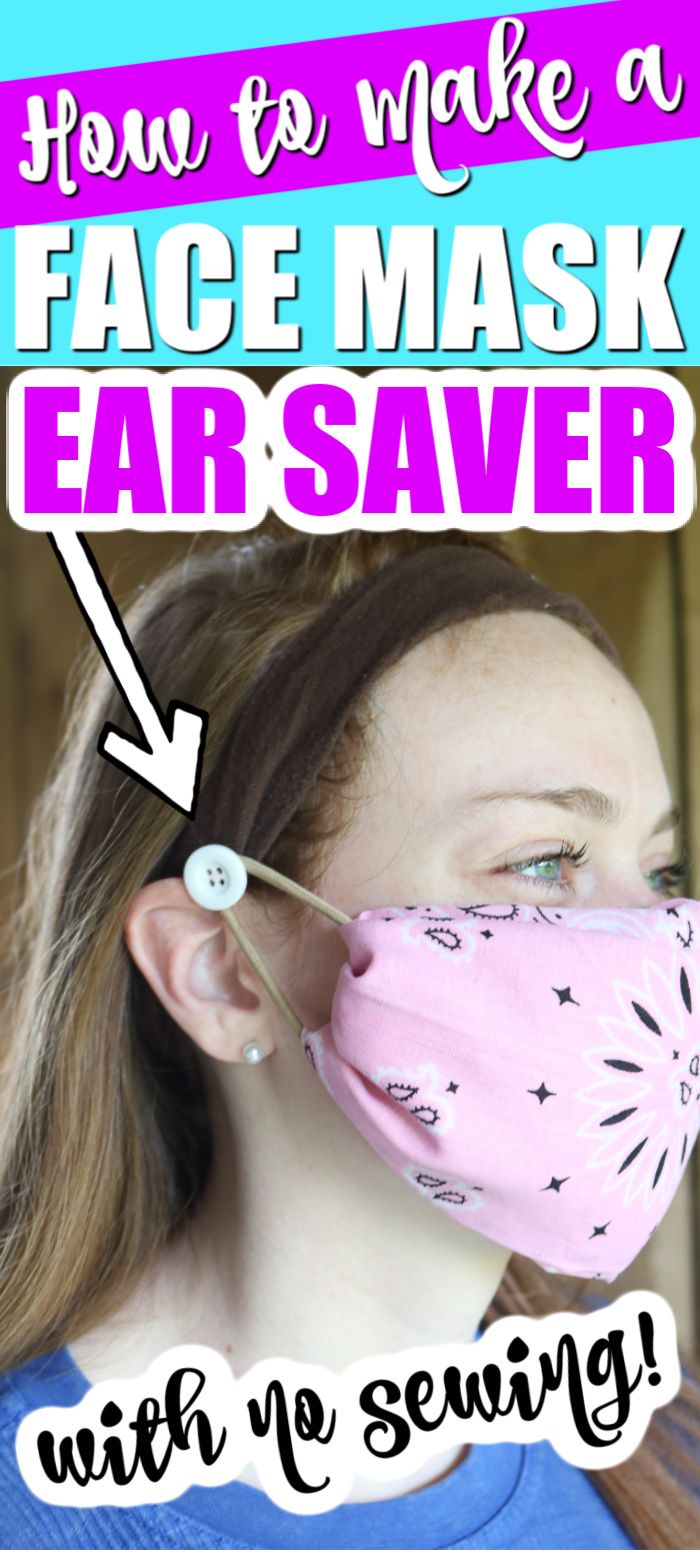 Diy Mask Ear Saver No Sew