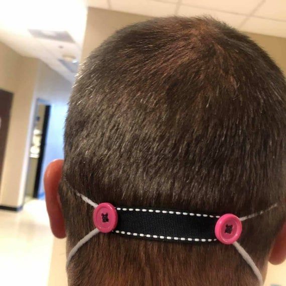 Diy Mask Holder With Buttons