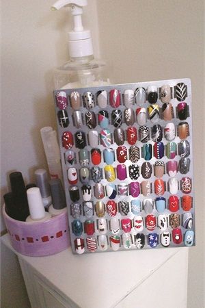 Diy Nail Art Display Stand