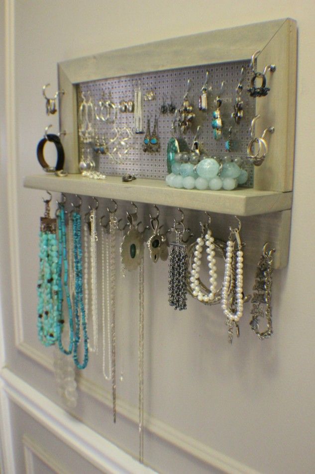Diy Necklace Holder Wall