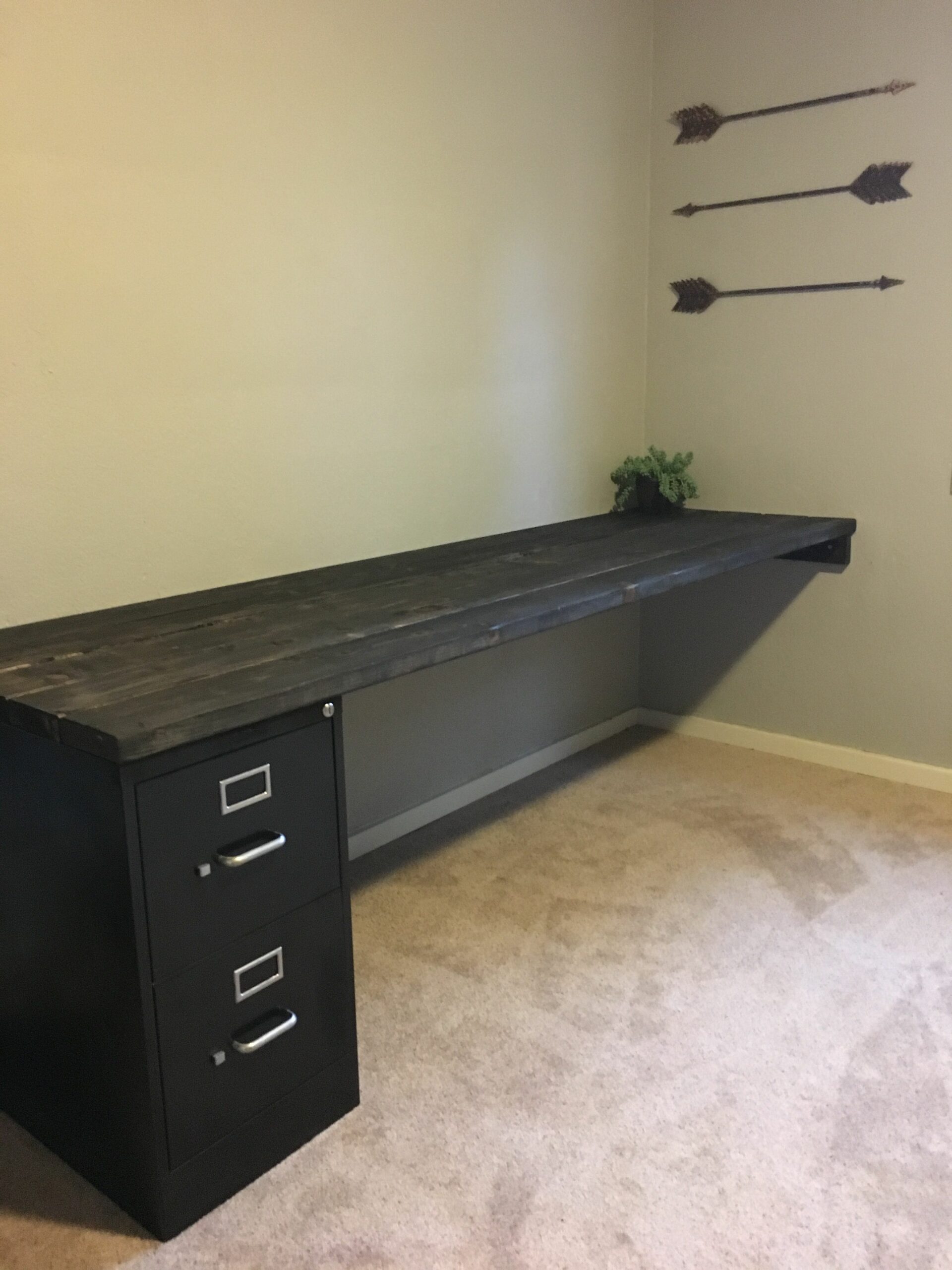 Diy Office Desk With Storage