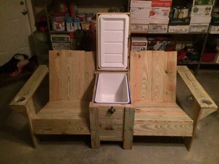 Diy Outdoor Bench With Cooler
