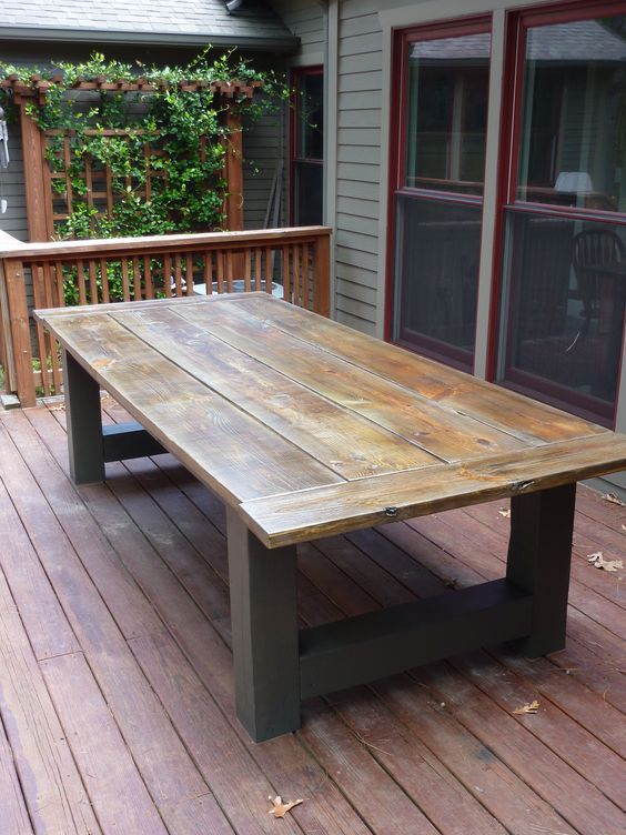 Diy Outdoor Dining Table Ideas