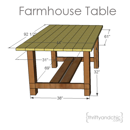 Diy Outdoor Dining Table Plans