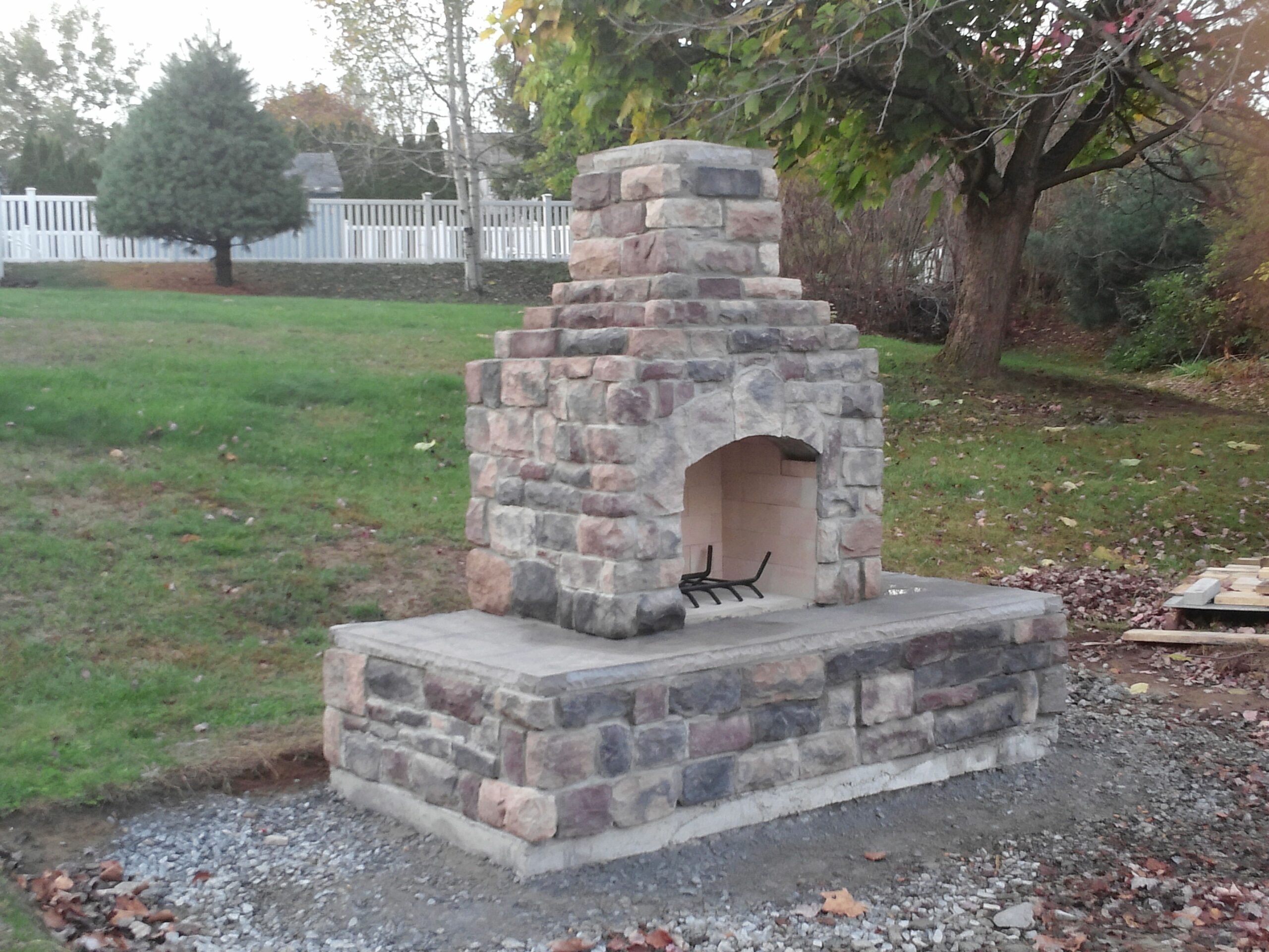 Diy Outdoor Fireplace Plans