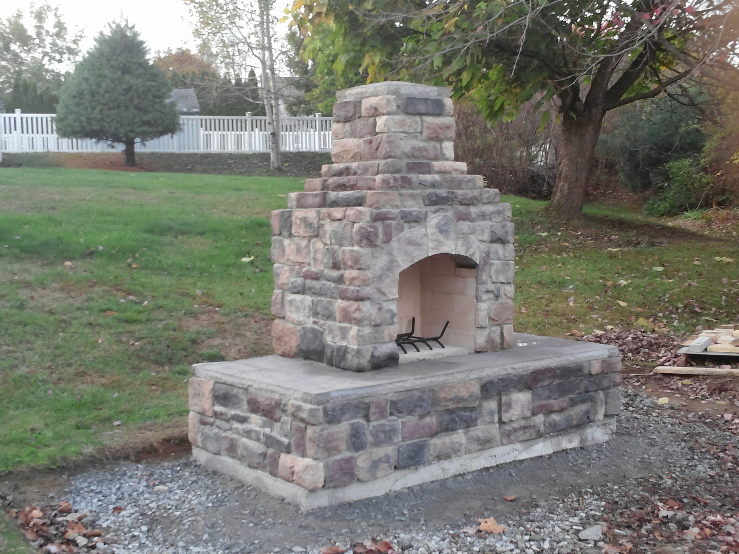 Diy Outdoor Fireplace