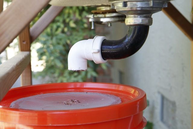 Diy Outdoor Kitchen Sink Drain