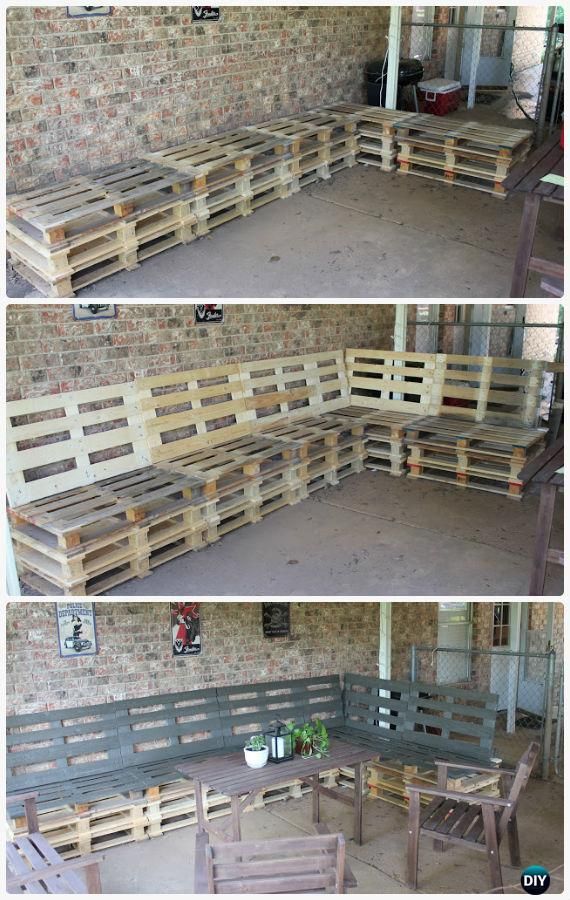 Diy Outdoor Patio Furniture From Pallets