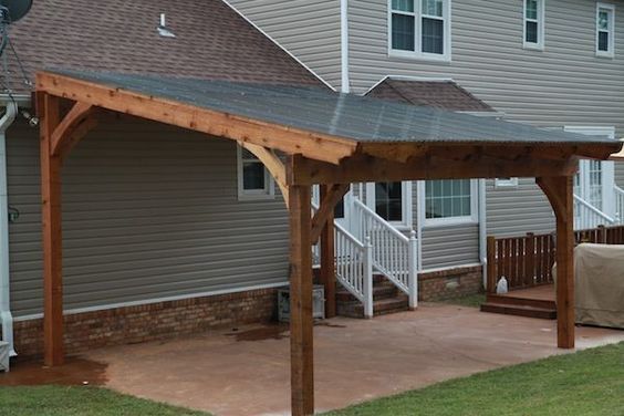 Diy Outdoor Pergola With Roof