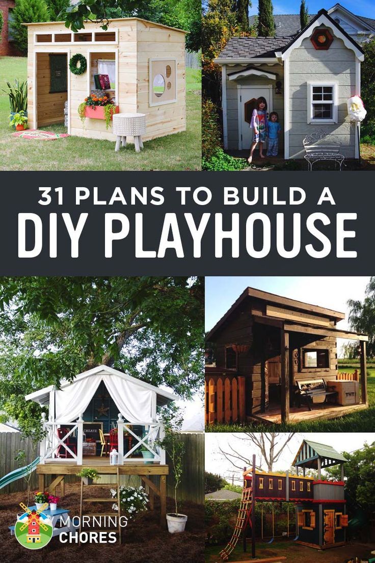 Diy Outdoor Playhouse For Kids