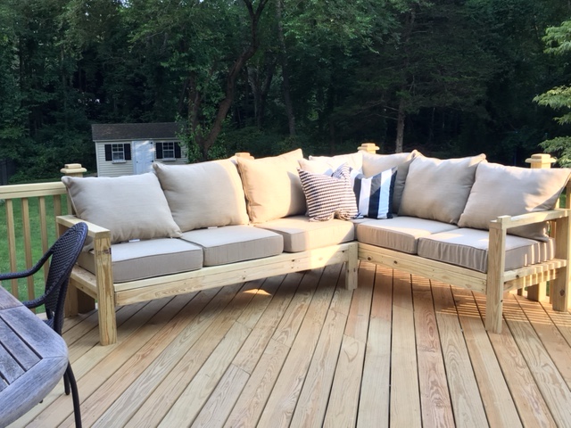 Diy Outdoor Sectional 2×4 Plans