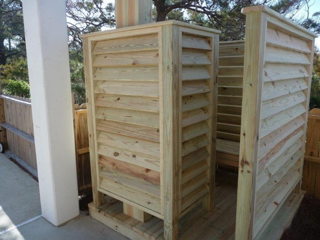 Diy Outdoor Shower Stall