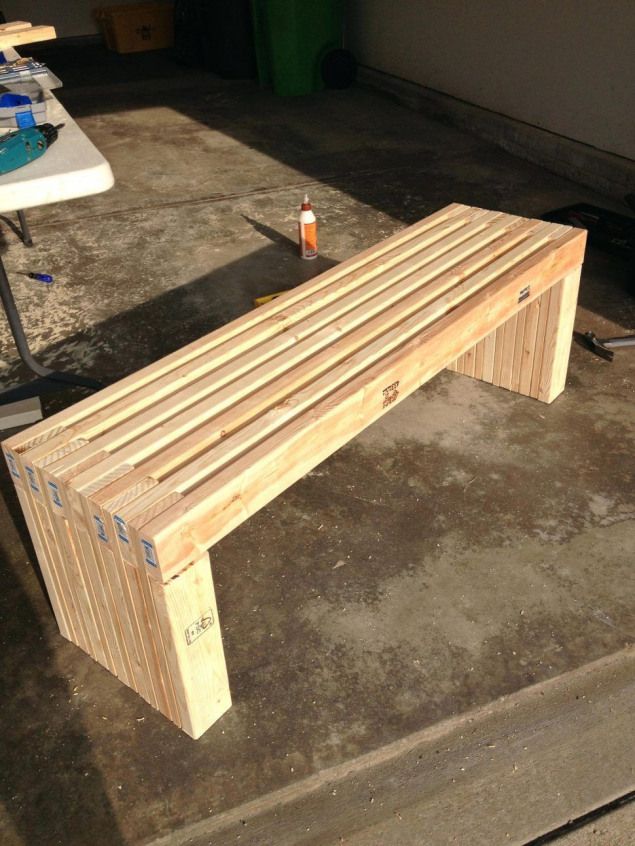 Diy Outdoor Timber Bench Seat