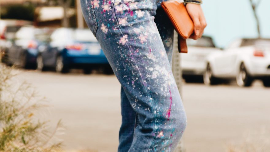 Diy Paint Splatter Jeans