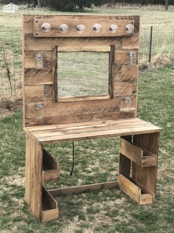 Diy Pallet Makeup Vanity Plans