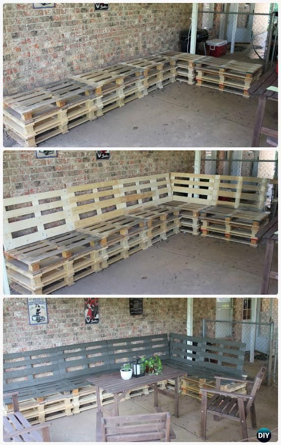 Diy Pallet Patio Furniture Plans