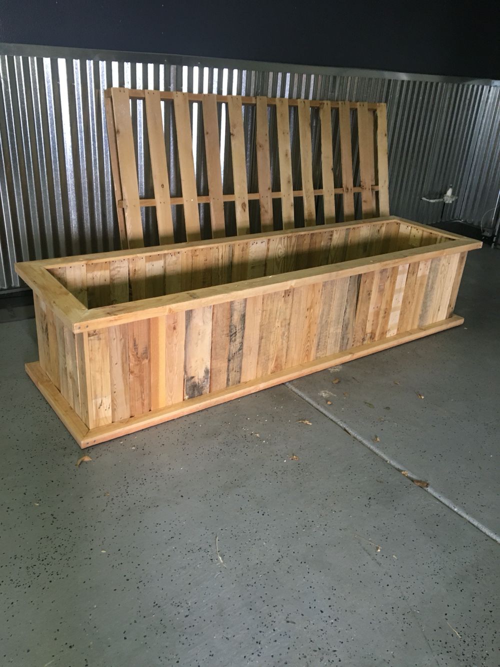 Diy Pallet Planter Box Plans