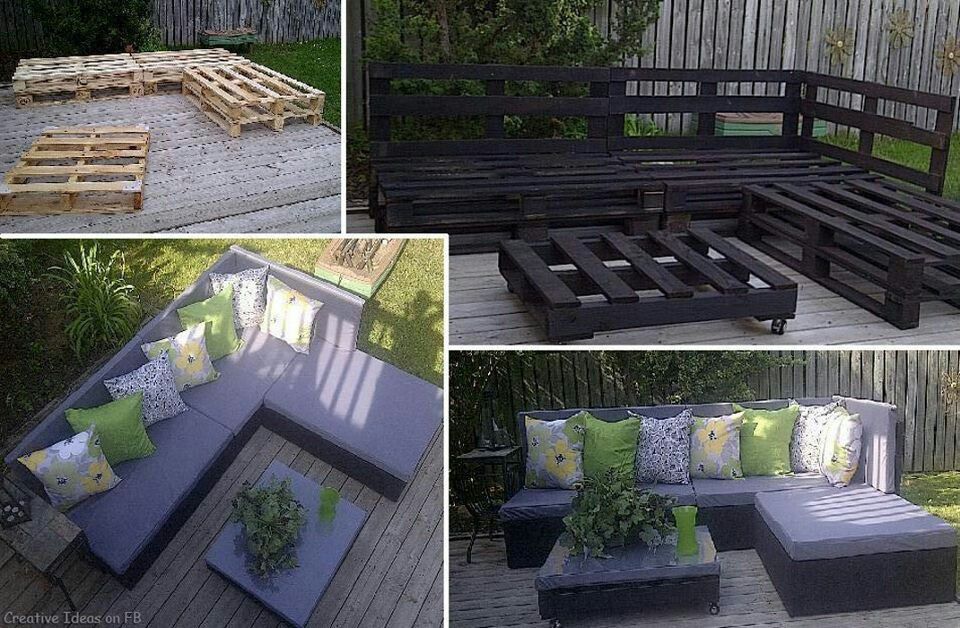 Diy Patio Furniture Out Of Pallets