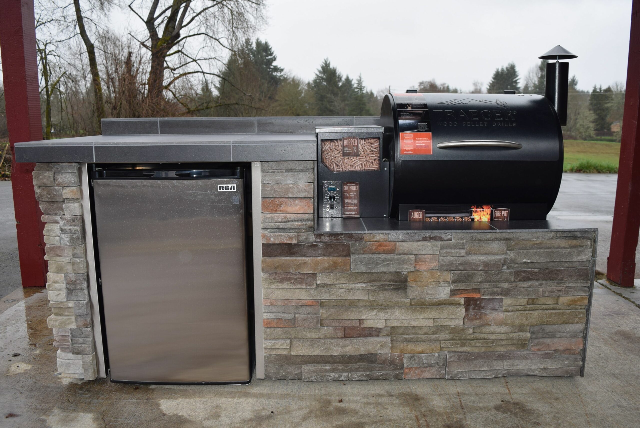 Diy Pellet Grill Outdoor Kitchen