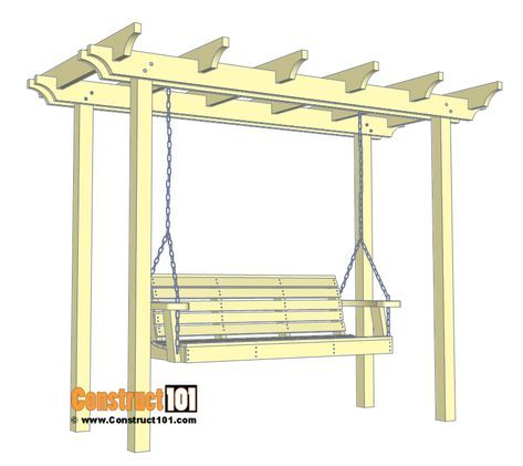 Diy Pergola Swing Plans