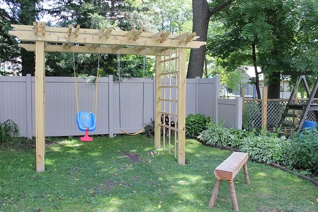 Diy Pergola Swing Set Plans