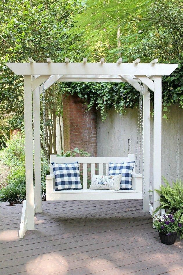 Diy Pergola Swing