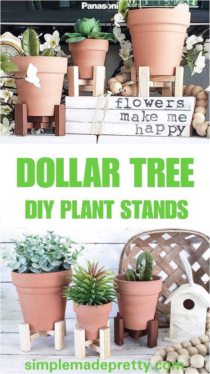 Diy Plant Stand Dollar Tree