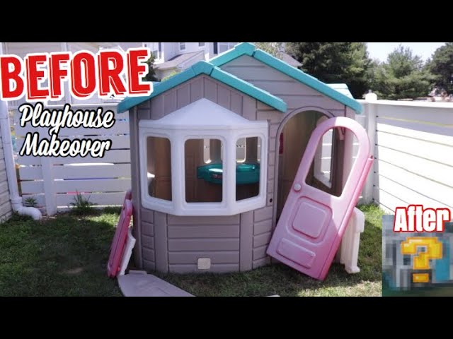 Diy Playhouse Makeover Before And After