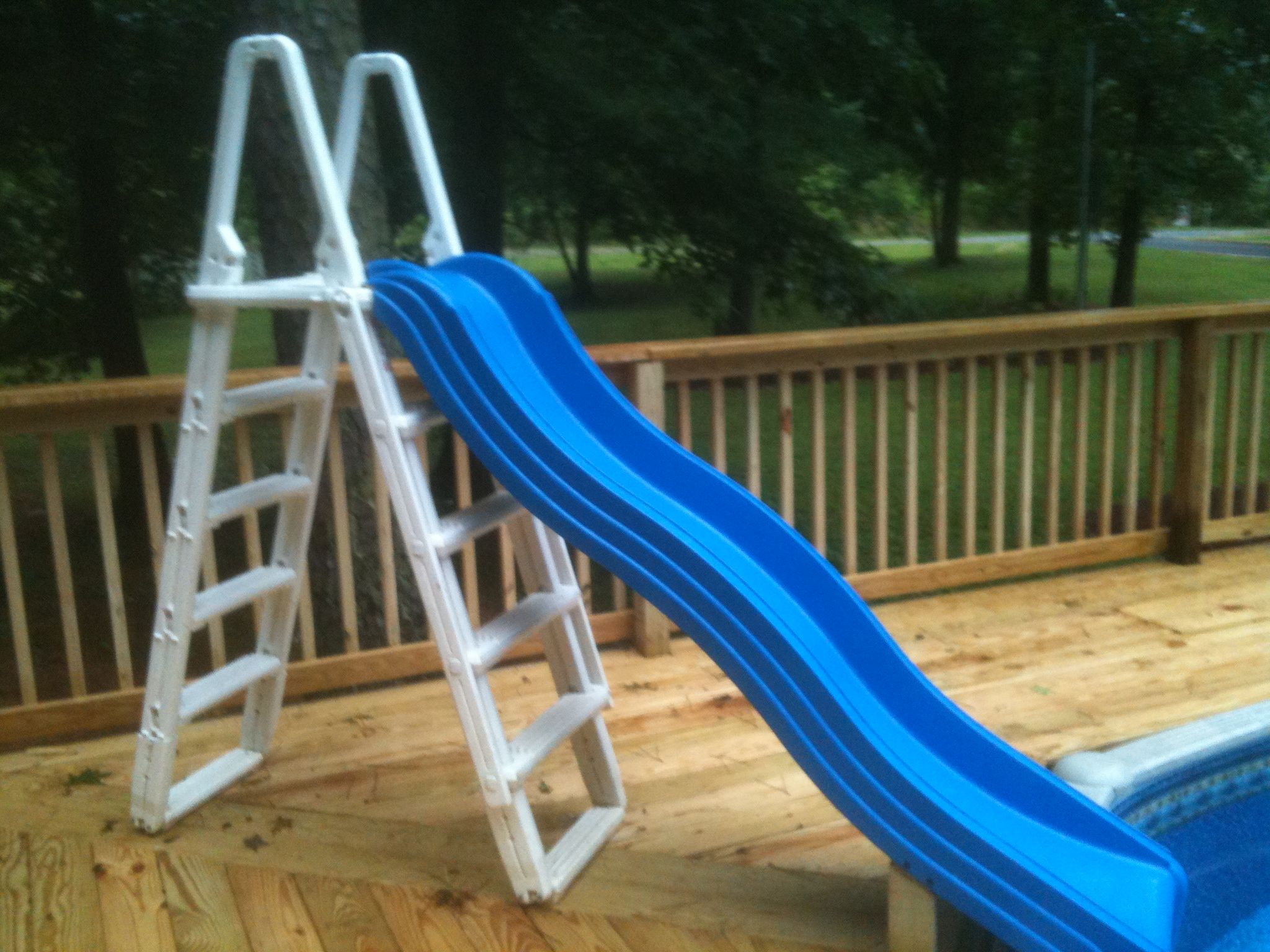 Diy Pool Slide Above Ground