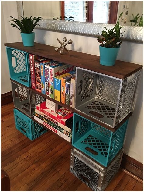 Diy Projects With Milk Crates