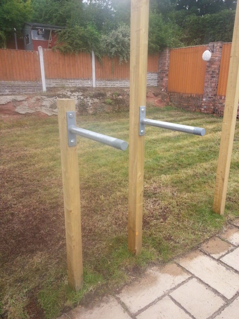 Diy Pull Up Bar And Dip Station Outdoor