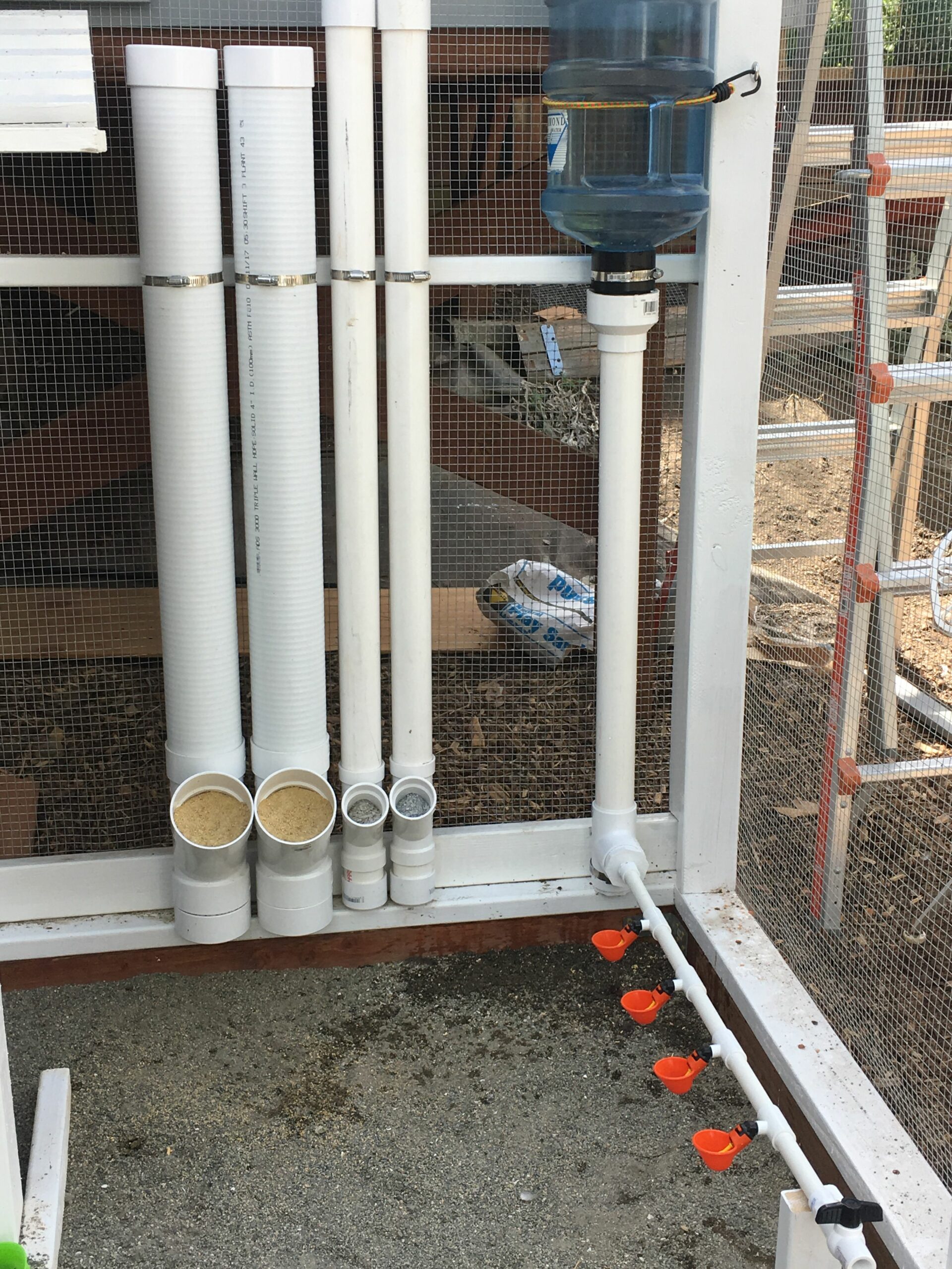 Diy Pvc Chicken Feeder And Waterer