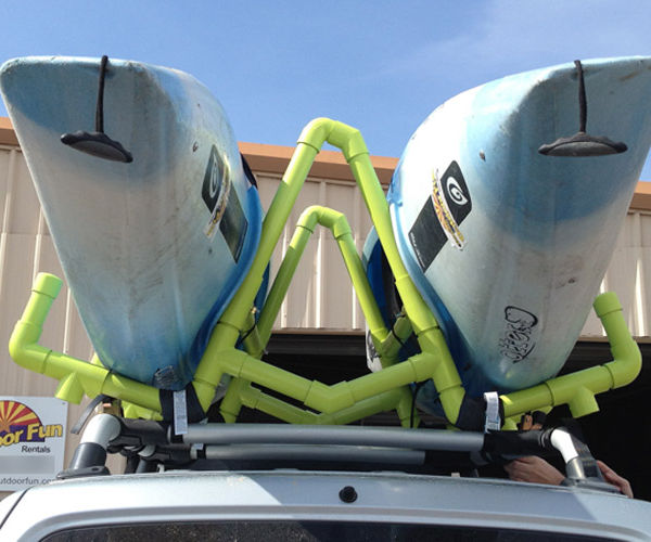 Diy Pvc Kayak Car Rack