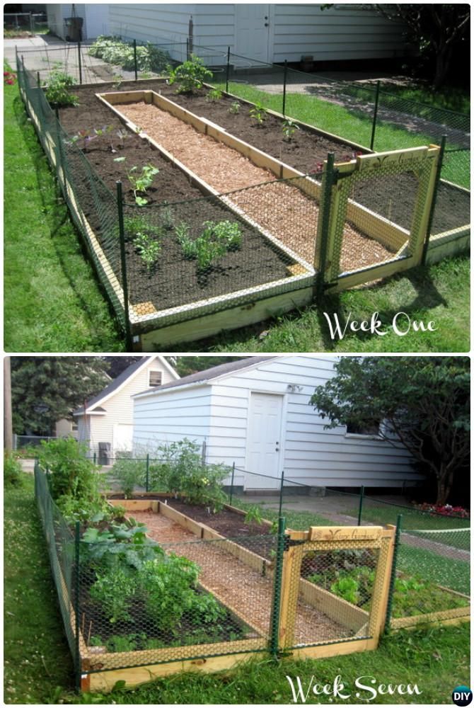 Diy Raised Garden Bed Fence