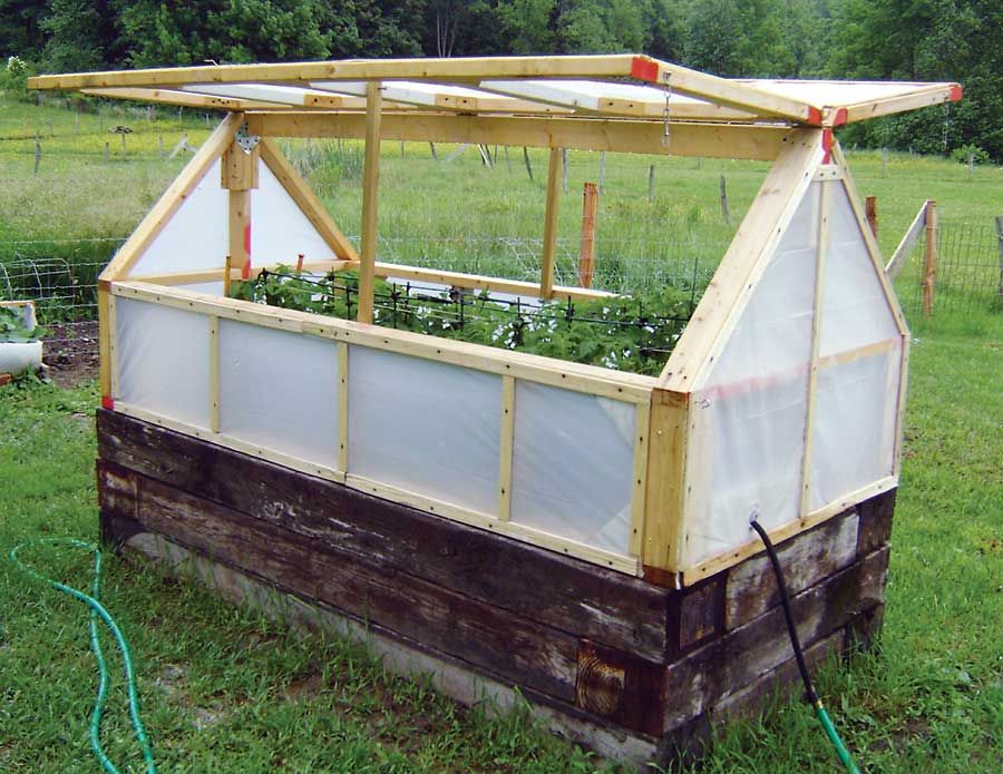 Diy Raised Garden Bed Greenhouse