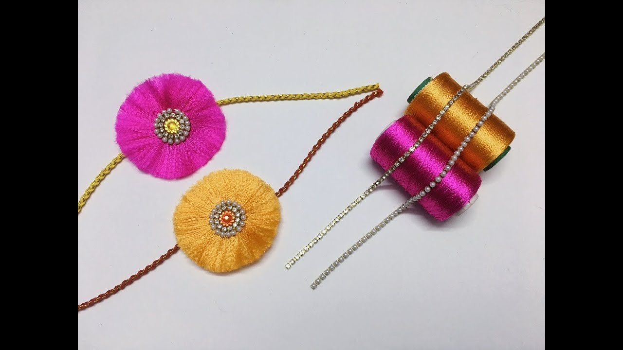 Diy Rakhi Making At Home